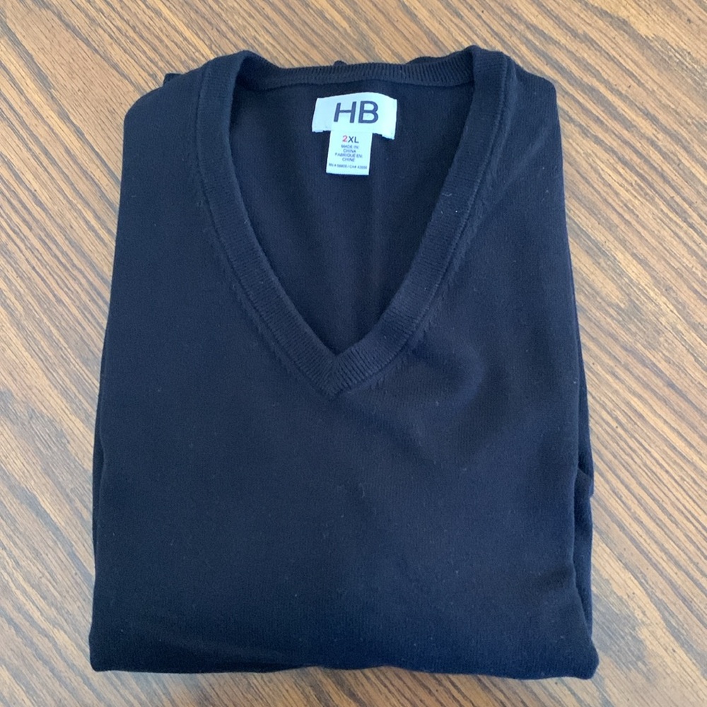 HB Black Sweater, size 2XL